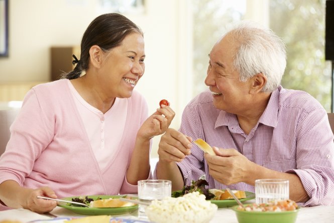 Dinh dưỡng lành mạnh ở độ tuổi 50 và 60
