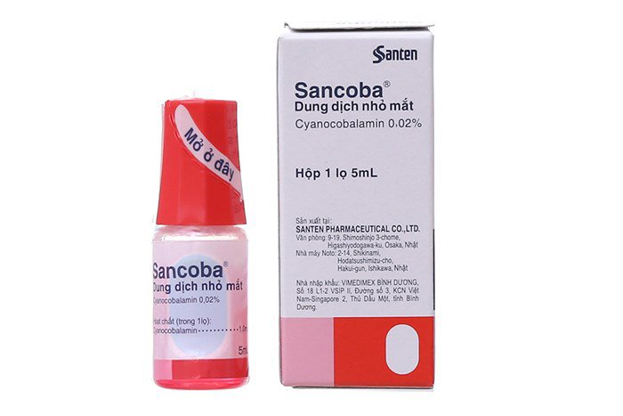 Thuốc nhỏ mắt Sancoba điều tiết chứng mỏi mắt