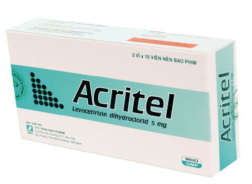 Công dụng trị bệnh của thuốc Acritel