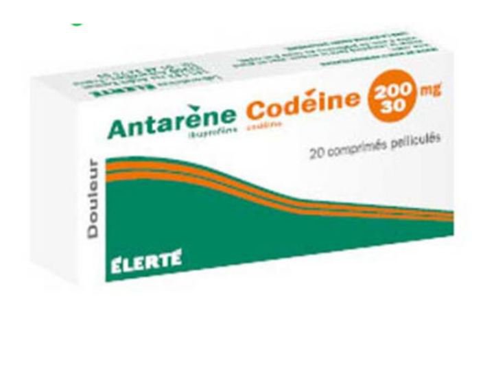 Tác dụng thuốc Antarene codein