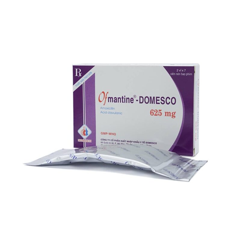 Công dụng thuốc Ofmantine domesco 625mg