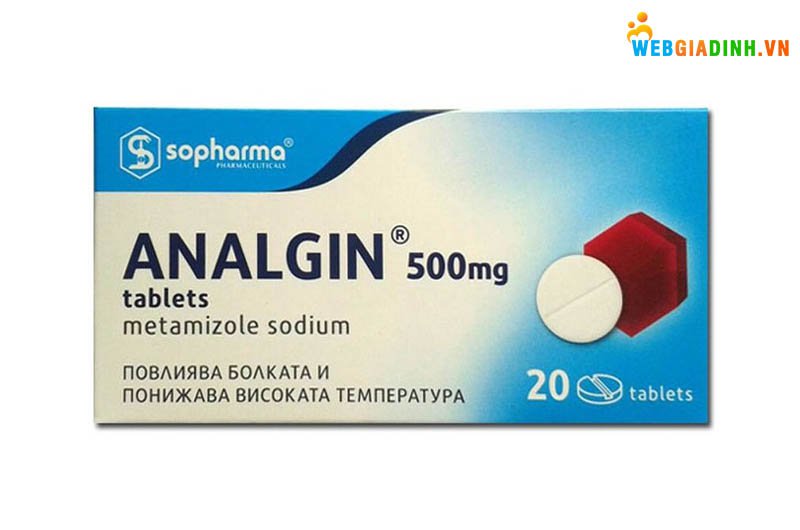 Công dụng thuốc Analgin