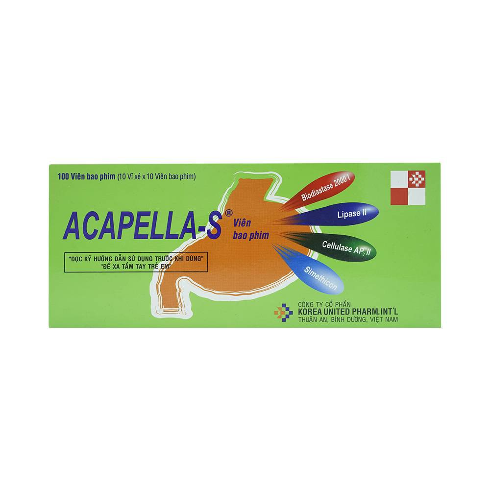 Công dụng của thuốc Acapellas