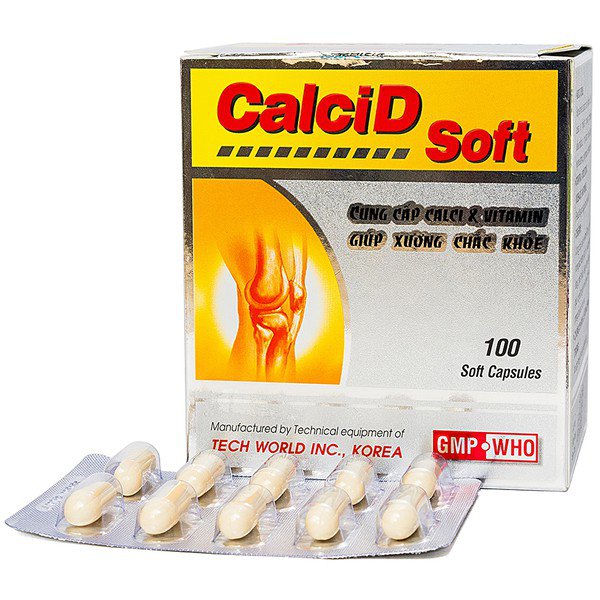 Các công dụng của thuốc Calcid