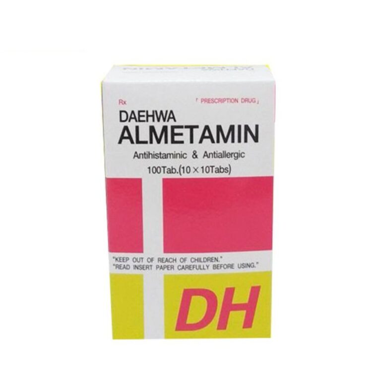 Công dụng thuốc Almetamin 0,25mg