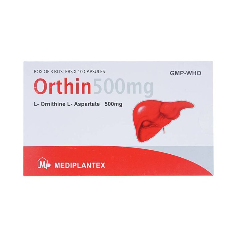 Công dụng thuốc Orthin 500mg