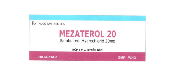 Các tác dụng phụ của thuốc Mezaterol