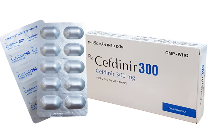 Công dụng thuốc Cefdinir 300mg