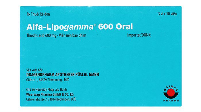 Công dụng thuốc Alfa Lipogamma