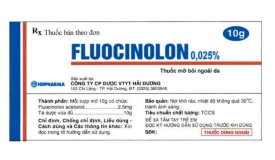 Công dụng thuốc Fluocinolone