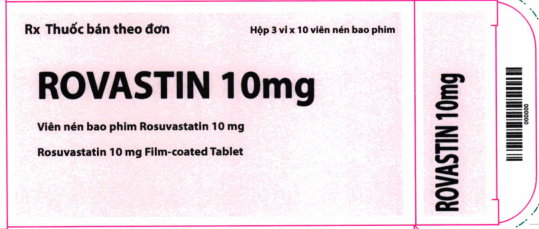 Công dụng thuốc Rovastin tab