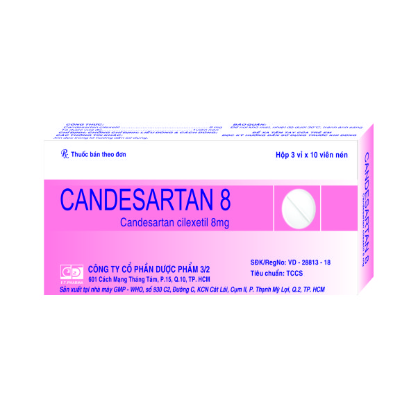 Công dụng của thuốc Candesartan