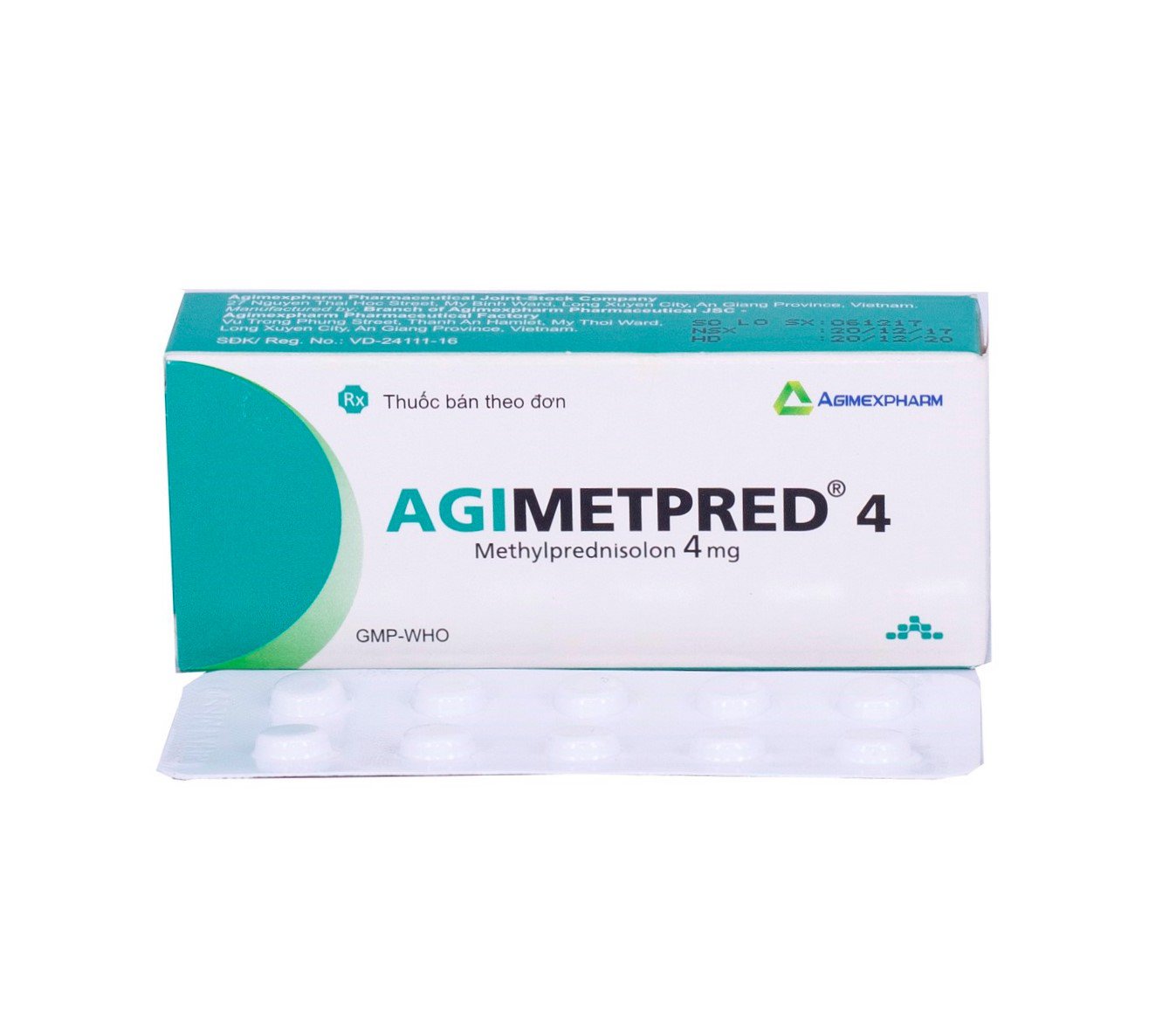 Agimetpred 4mg là thuốc gì?