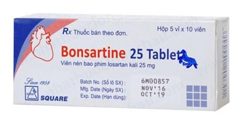 Thuốc Bonsartine 25mg có tác dụng gì?