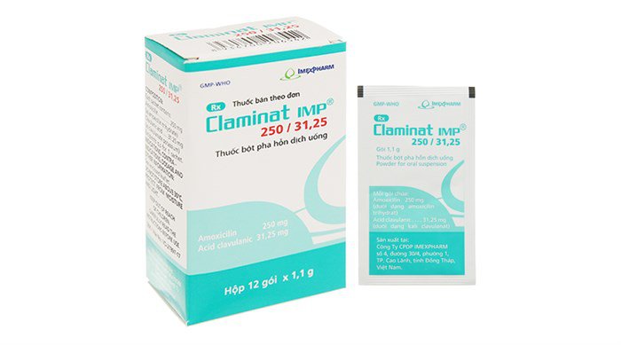 Công dụng của thuốc Claminat
