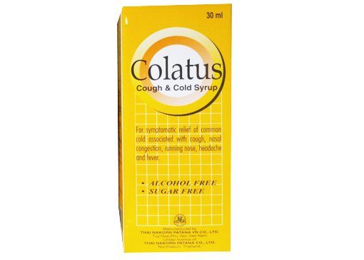 Công dụng thuốc Colatus