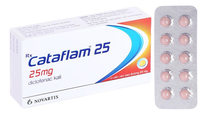 Công dụng thuốc Cataflam 25