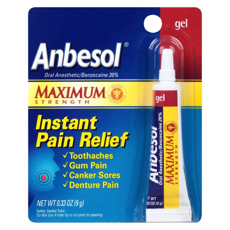 Công dụng thuốc Anbesol