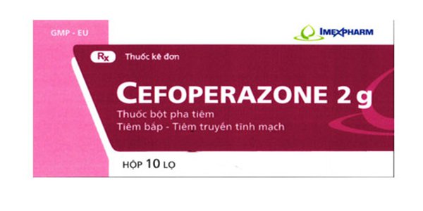 Công dụng thuốc Cefoperazon 2g