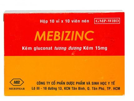 Công dụng thuốc Mebizinc