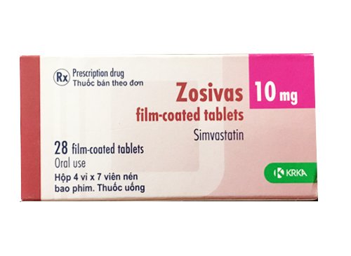 Công dụng thuốc Zosivas 10mg